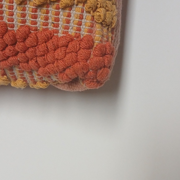 Handcrafted Orange Yellow Tote Bag GUC - Picture 4 of 10